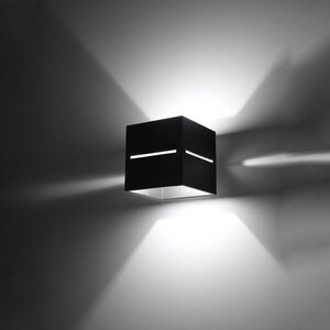 Sollux Lighting Wall lamp LOBO black