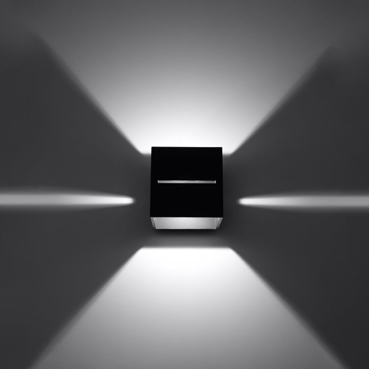 Sollux Lighting Wandleuchte LOBO schwarz