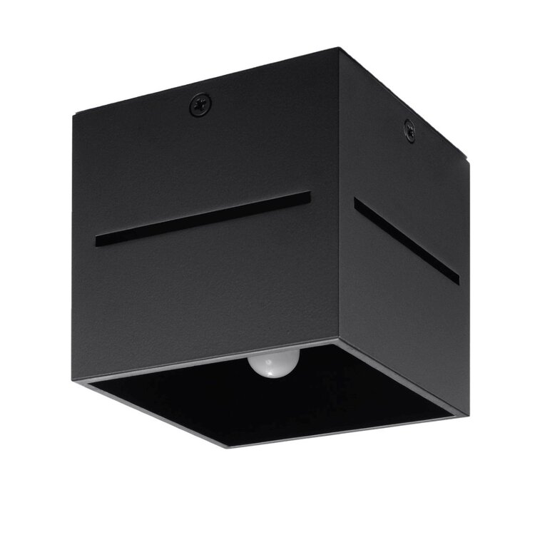 Sollux Lighting Plafondlamp LOBO zwart
