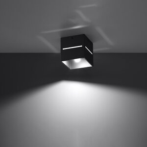 Sollux Lighting Ceiling lamp LOBO black