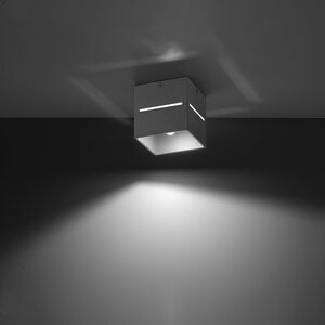Sollux Lighting Plafondlamp LOBO grijs