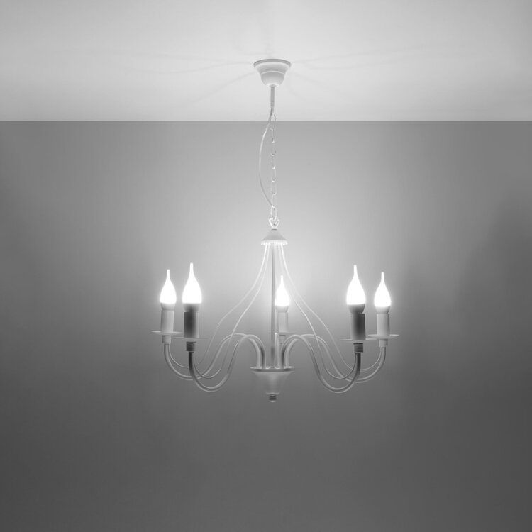 Sollux Lighting Chandelier MINERWA 5 white