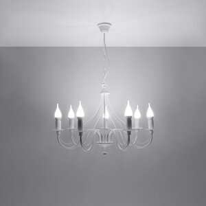 Sollux Lighting Chandelier MINERWA 7 white