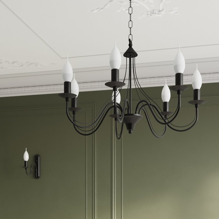 Sollux Lighting Kronleuchter MINERWA 3 schwarz