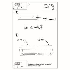 Sollux Lighting Wandlamp keramiek VEGA LINE