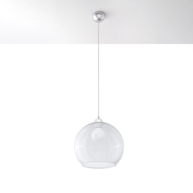 Sollux Lighting Hanglamp BALL transparant