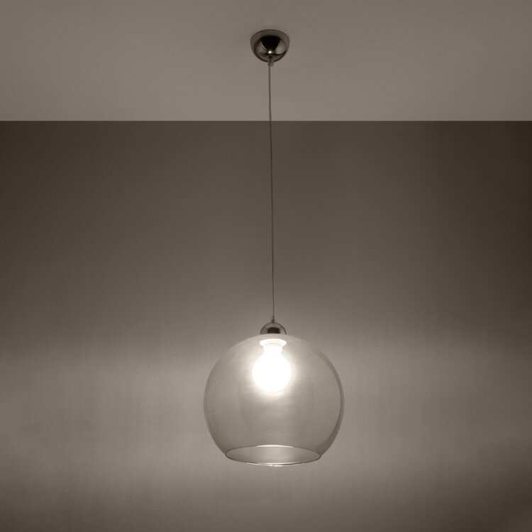 Sollux Lighting Hanglamp BALL transparant