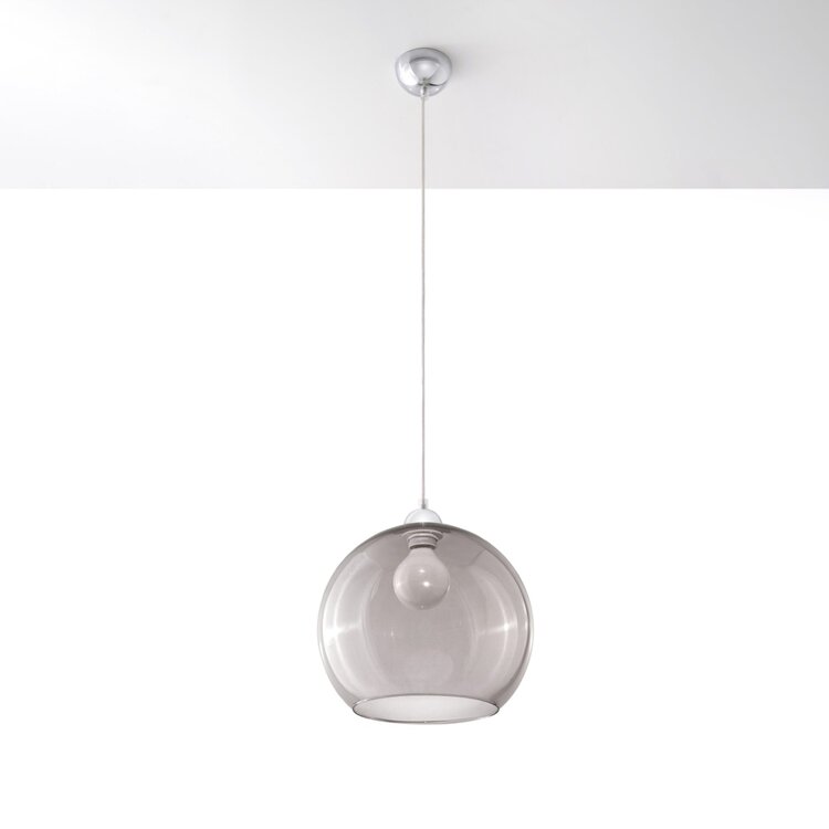 Sollux Lighting Hanglamp BALL grafiet