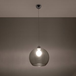 Sollux Lighting Hanglamp BALL grafiet