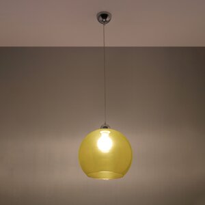 Sollux Lighting Hanglamp BALL geel