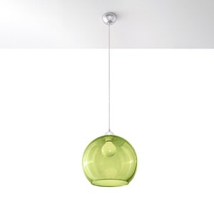 Sollux Lighting Hanglamp BALL groen