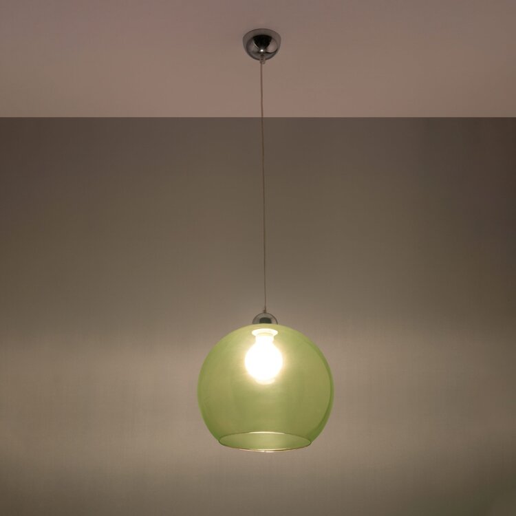 Sollux Lighting Hanglamp BALL groen