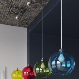 Sollux Lighting Hanglamp BALL groen