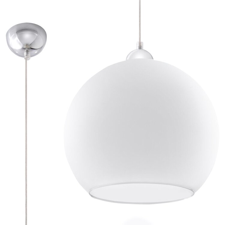 Sollux Lighting Hanglamp BALL wit