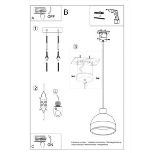 Sollux Lighting Hanglamp DAMASO