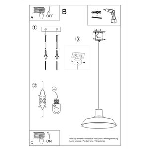 Sollux Lighting Hängeleuchte AFRA