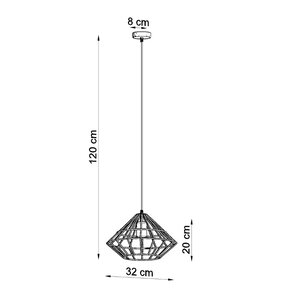 Sollux Lighting Hanglamp UMBERTO wit