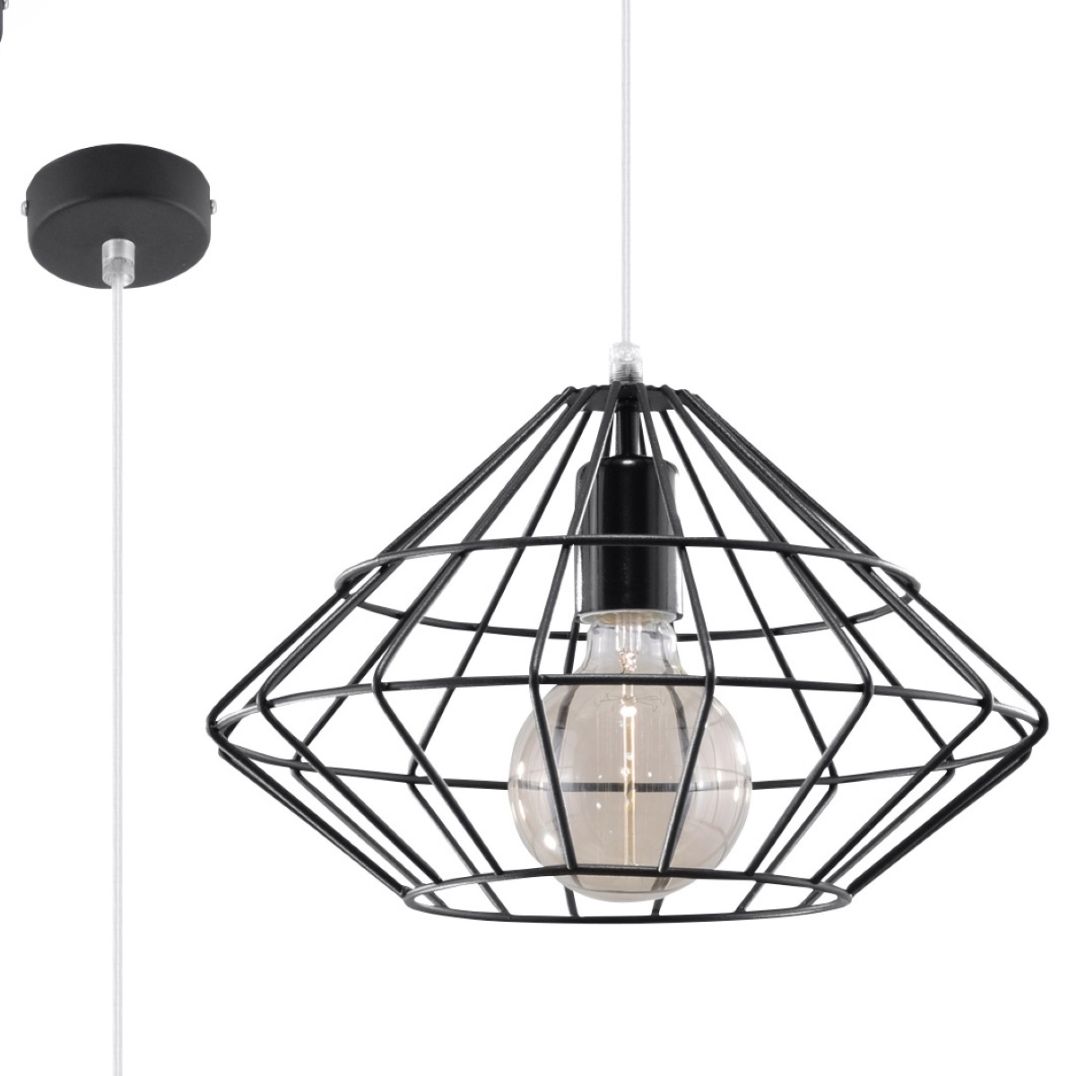 Pendant lamp UMBERTO black - Orangehaus Pendant lamp UMBERTO black - Orangehaus