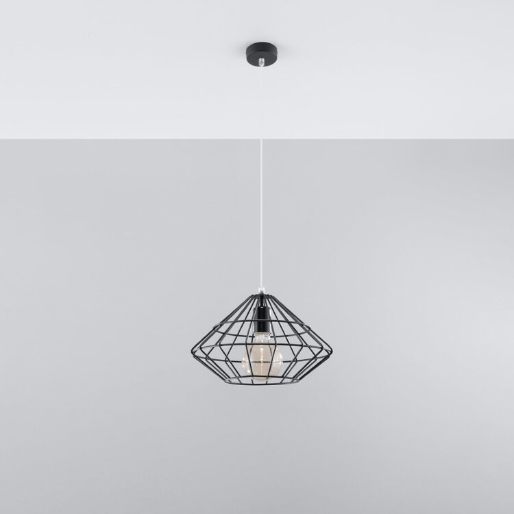 Sollux Lighting Hanglamp UMBERTO zwart