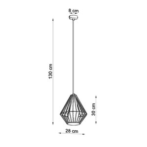 Sollux Lighting Hängeleuchte DEMI schwarz