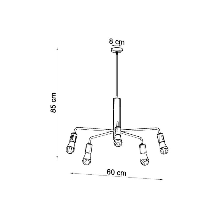 Sollux Lighting Kronleuchter DUOMO 5