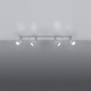Sollux Lighting Plafondlamp RING 4L wit