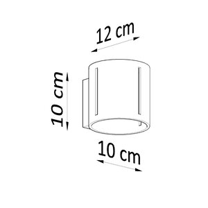 Sollux Lighting Wandleuchte INEZ weiß