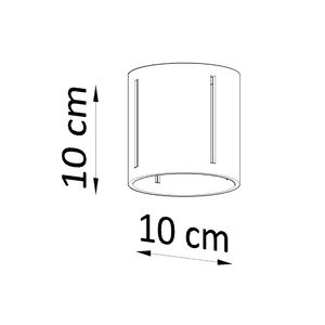 Sollux Lighting Deckenleuchte INEZ weiß