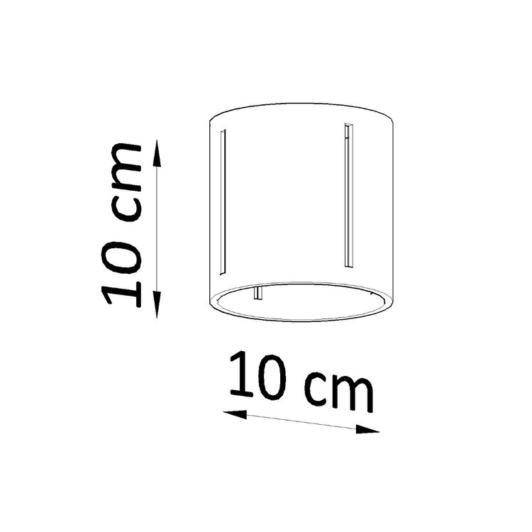 Sollux Lighting Deckenleuchte INEZ weiß