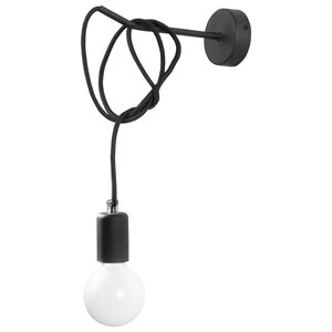 Sollux Lighting Wall lamp EDISON black