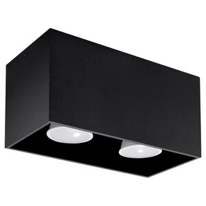 Sollux Lighting Deckenleuchte QUAD schwarz