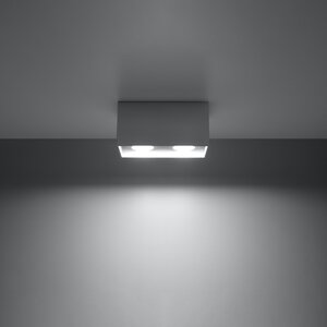 Sollux Lighting Ceiling lamp QUAD grey