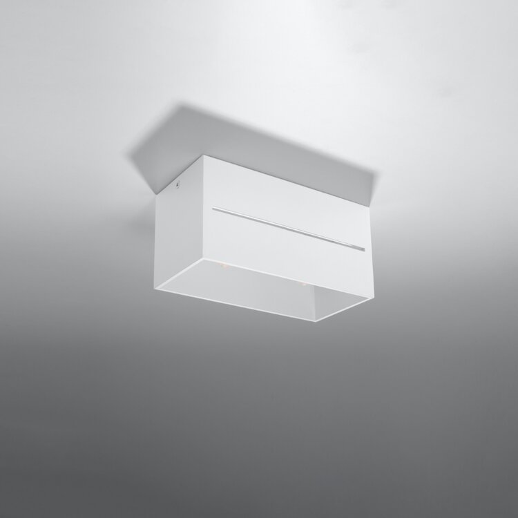 Sollux Lighting Deckenleuchte LOBO 2 weiß
