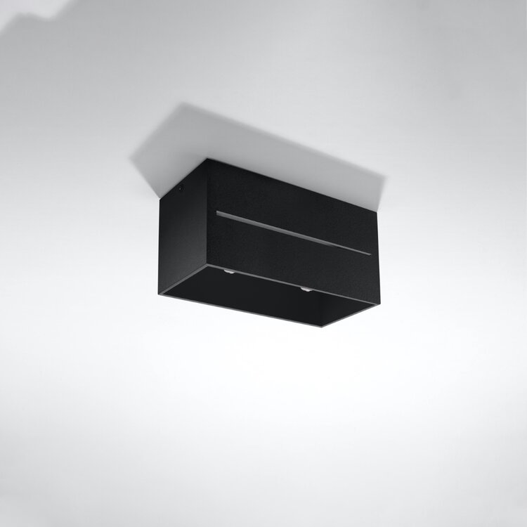 Sollux Lighting Deckenleuchte LOBO 2 schwarz