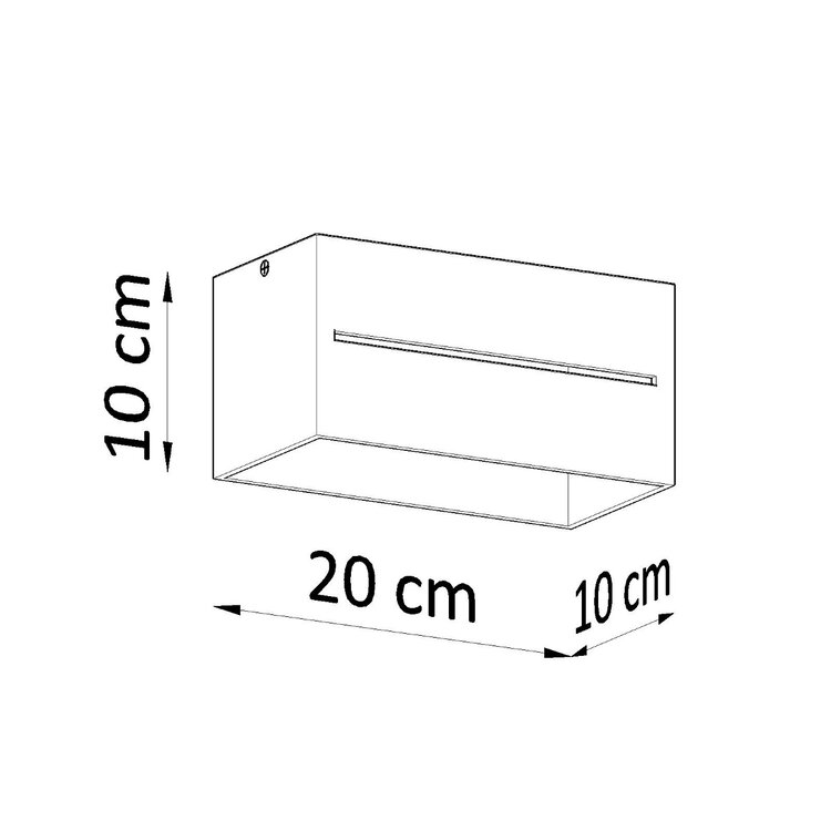 Sollux Lighting Deckenleuchte LOBO 2 grau