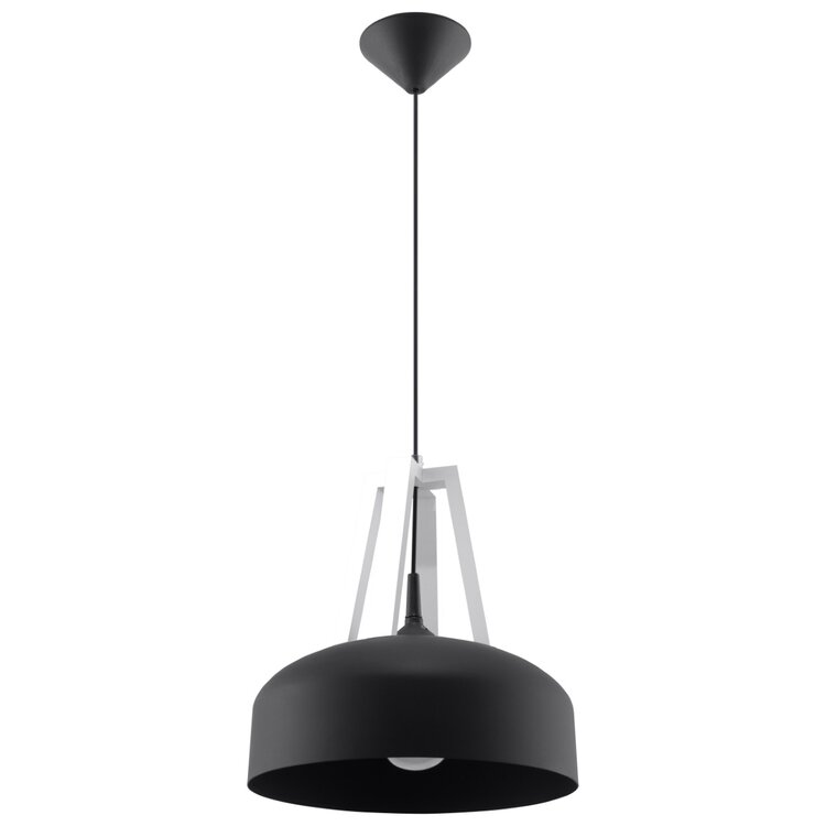 Sollux Lighting Pendant lamp CASCO black/white