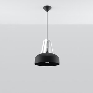 Sollux Lighting Hanglamp CASCO zwart/wit