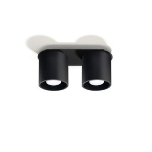 Sollux Lighting Ceiling lamp ORBIS 2 black