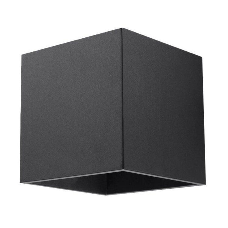 Sollux Lighting Wandleuchte QUAD 1 schwarz