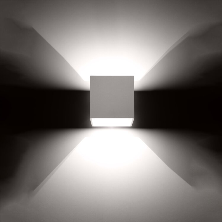 Sollux Lighting Wall lamp QUAD 1 white