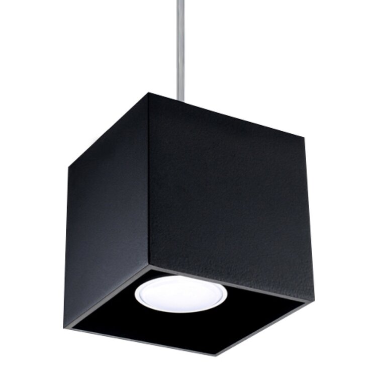Sollux Lighting Hanglamp QUAD 1 zwart