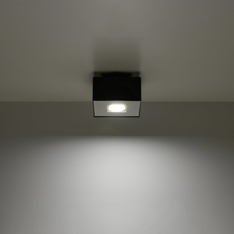 Sollux Lighting Deckenleuchte MONO 1 schwarz