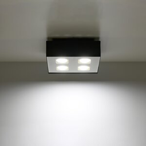 Sollux Lighting Ceiling lamp MONO 4 black