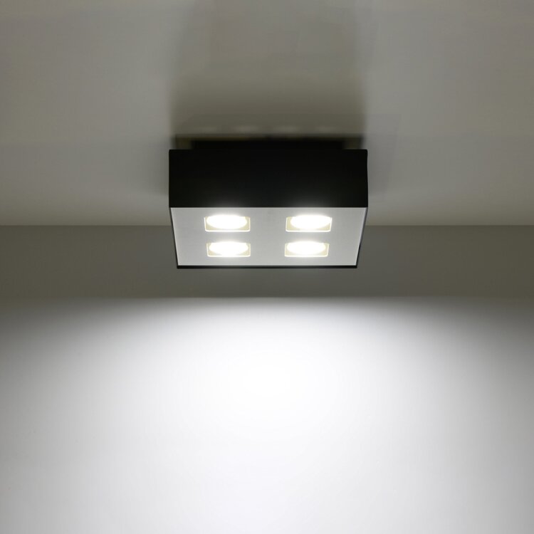 Sollux Lighting Ceiling lamp MONO 4 black