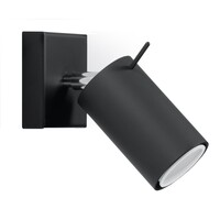 Wandleuchte RING schwarz