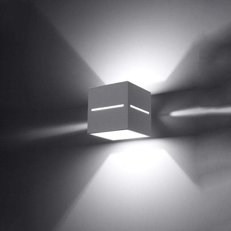 Sollux Lighting Wandleuchte LOBO weiß