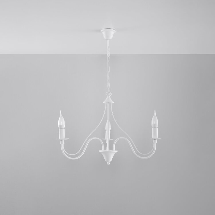 Sollux Lighting Chandelier MINERWA 3 white