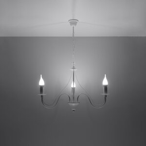 Sollux Lighting Chandelier MINERWA 3 white
