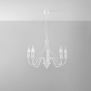 Sollux Lighting Chandelier MINERWA 5 white