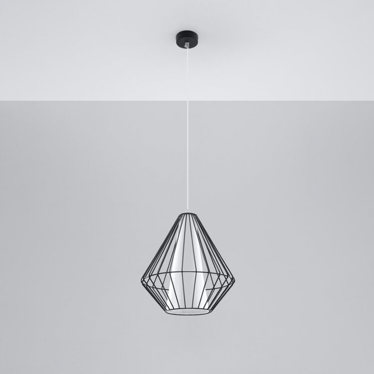 Sollux Lighting Pendant lamp DEMI black